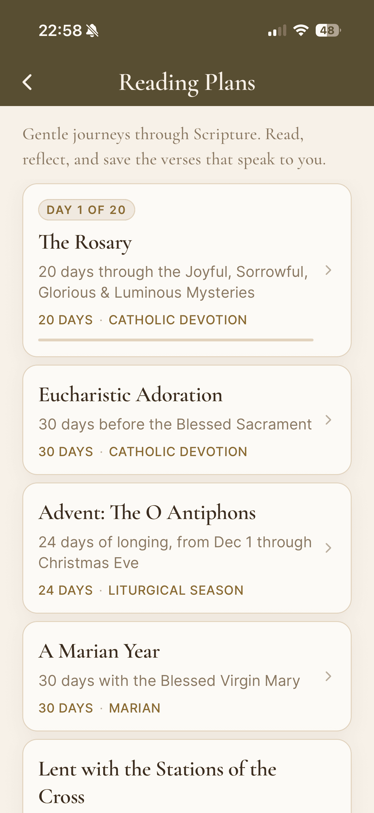 The Annunciation — Day 1 of The Rosary, Luke 1:38