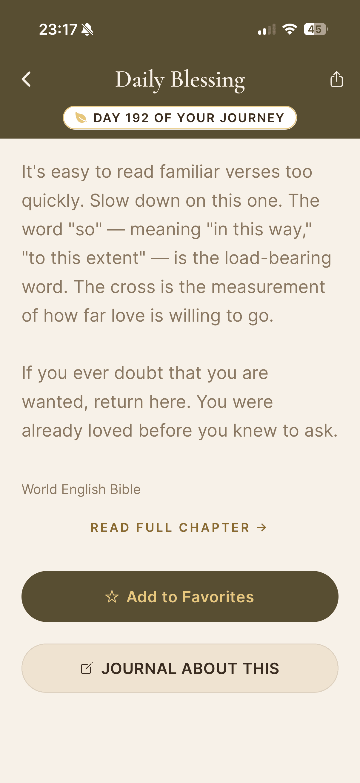 Daily Blessing — daily encouragement and reflection