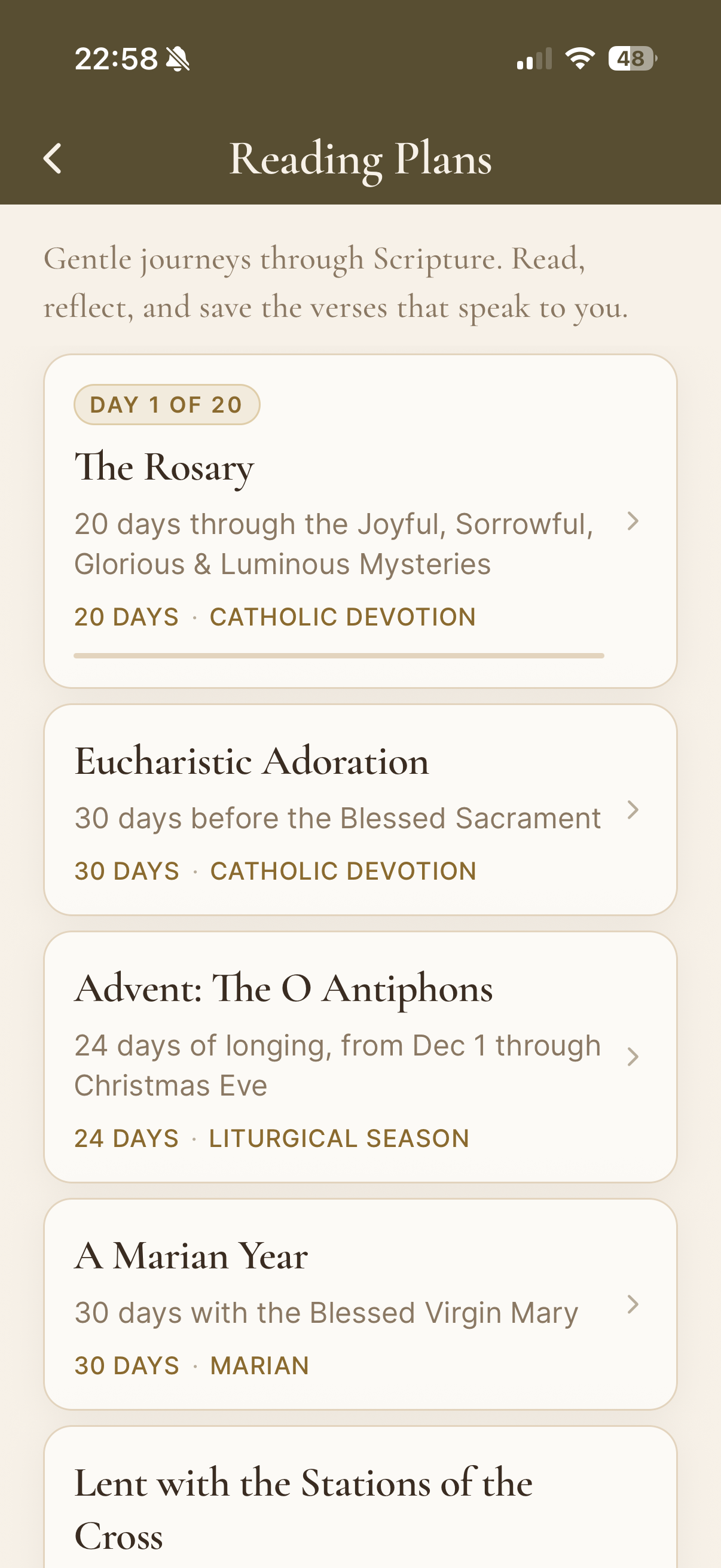 The Annunciation — Day 1 of The Rosary, Luke 1:38